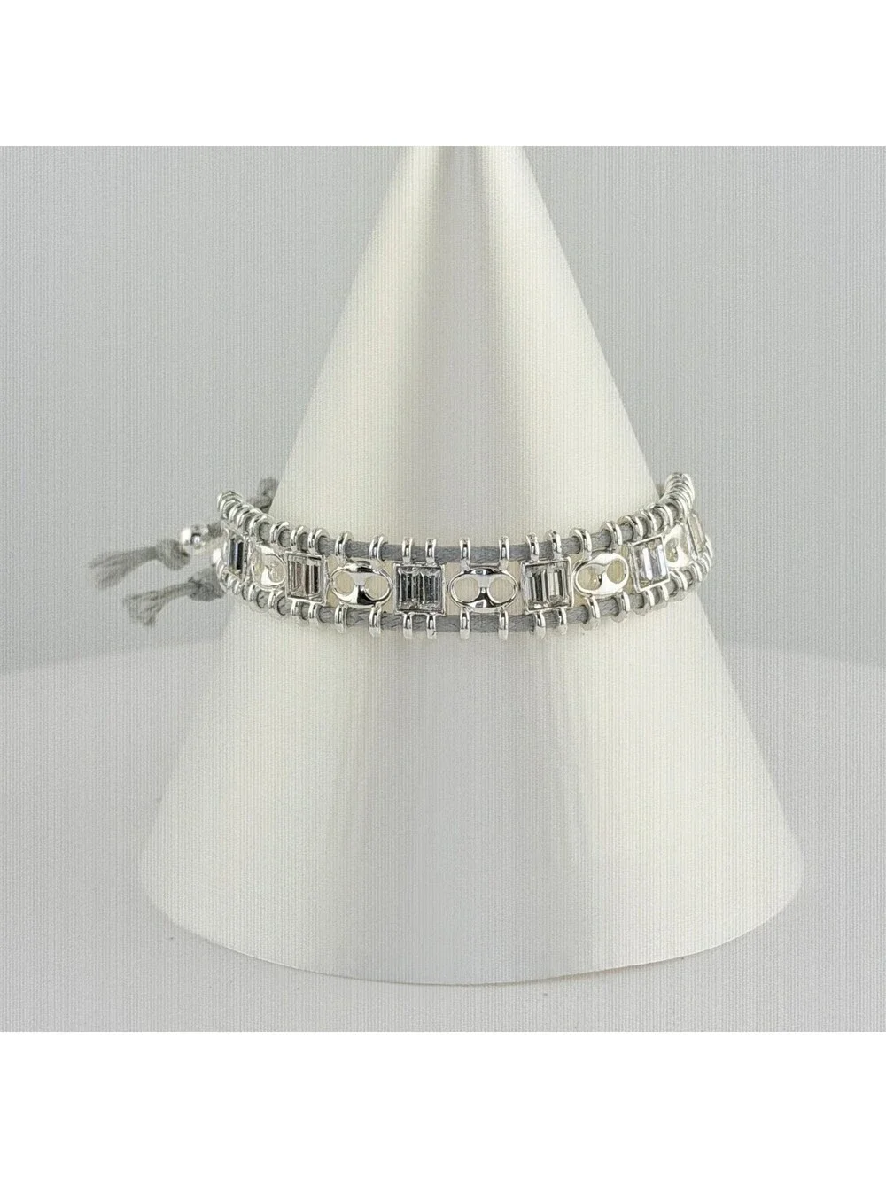 Bomb Party Single Stack Bracelet - on Silver Plating #190
